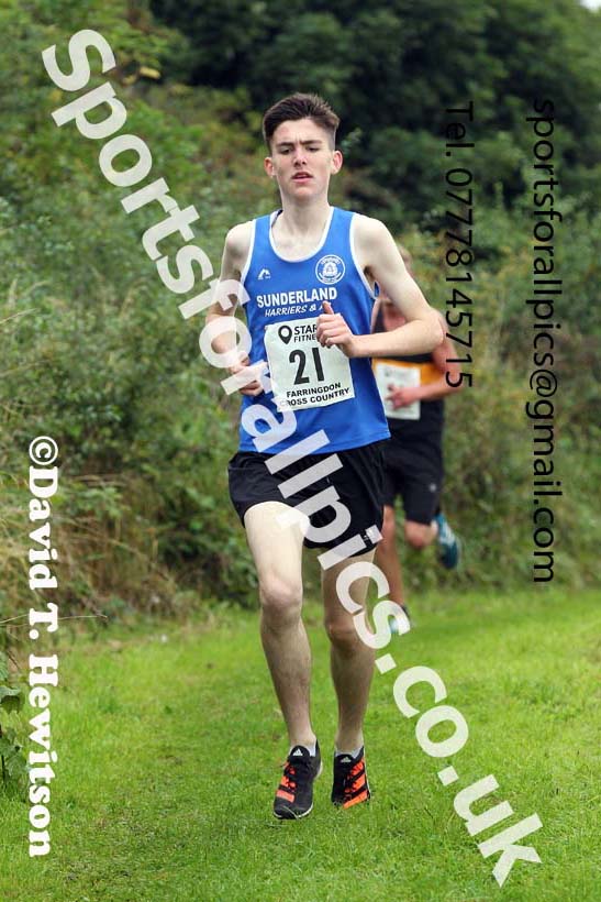 Senior Mens relay, 2021 Farringdon Open Cross Country, Sunderland . Photo: David T. Hewitson/Sports for All Pics